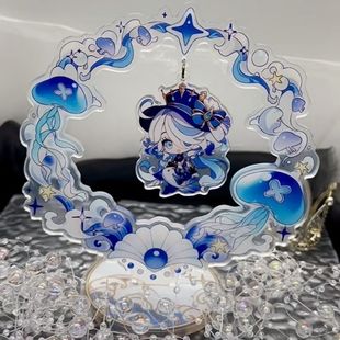 原神周边芙宁娜摇摇立牌乐立牌桌面散兵摆件卡洛斯公子亚克力