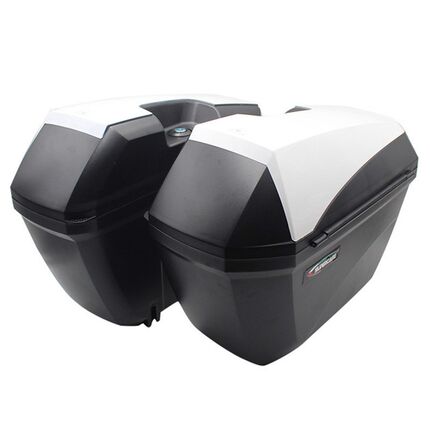 改装通用防水摩托车储物箱S662C3升两侧箱奔达CBR/暴风眼边包