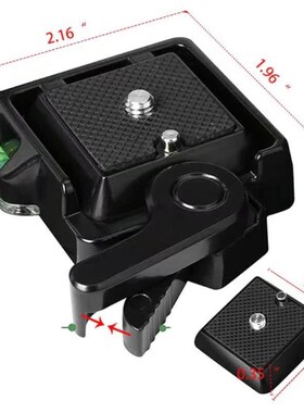 QR-40 Metali Quick Release Plate Clamp Mount Base Holder for