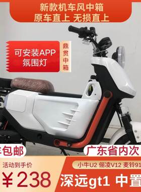 厂家深远gt1中置箱小牛U2前置储物箱麦铃J918Q中箱小牛电动车可加