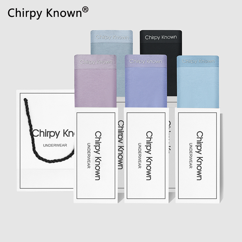 Chirpy Known男士内裤男生纯棉抗菌平角裤运动裤衩男四角裤短裤头
