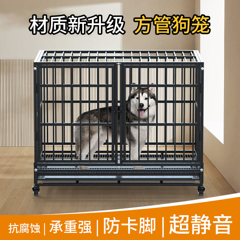 双门重型金属狗笼中小型犬寄养笼