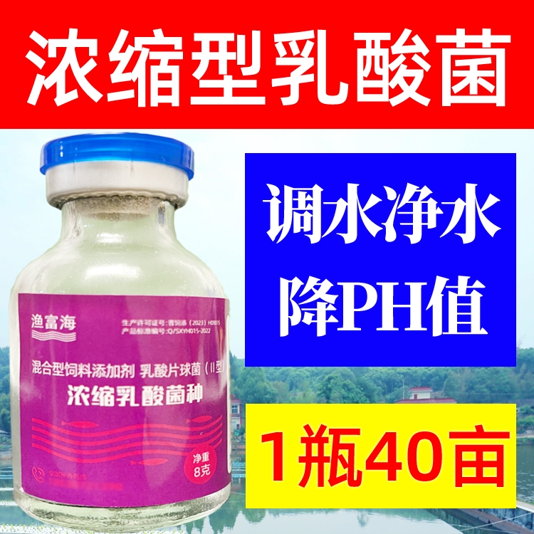 浓缩乳酸菌水产养殖调水净水降PH值鱼虾蟹水产养殖肥水水产乳酸菌