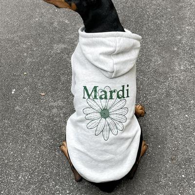 大狗潮牌卫衣杜宾衣服冬季保暖