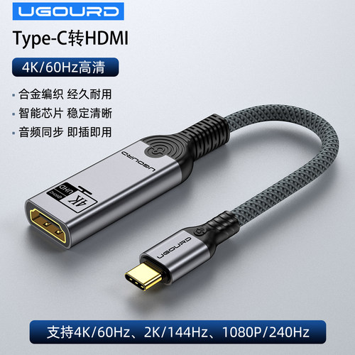 UGOURDtypec转hdm投屏线