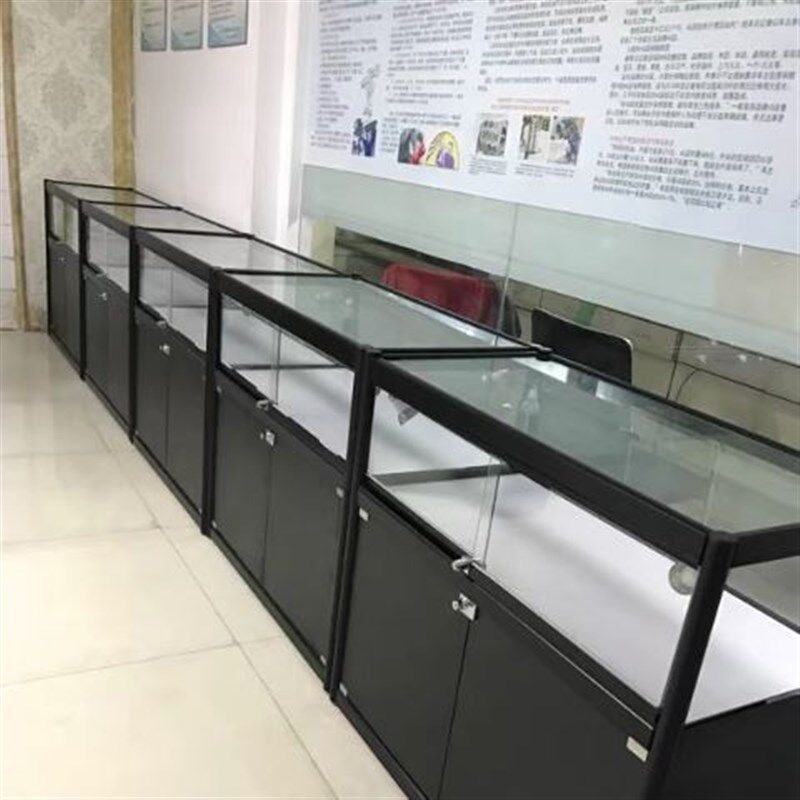 玻璃饰品柜台展示柜货架珠宝展柜透明柜子玉器P烟酒古玩佛珠陈列