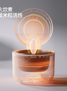 龙的LD-FeS351电饭煲家用多功能电饭锅3L不沾锅内胆智能饭煲可预