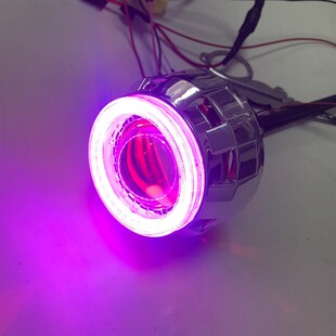 16M大灯 钱江金钢金刚QJ125 QJ150 氙气灯天使恶魔眼透镜 18A