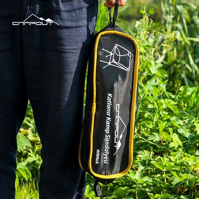 CAMPOUT露营折叠椅t便携式月亮椅野营椅子户外钓鱼椅沙滩椅躺椅