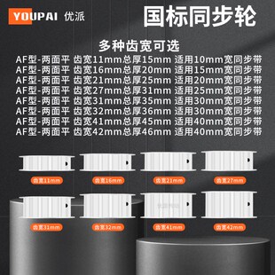 同步带轮S5M72齿宽21 12714151617机械型同步 27AFu内孔5