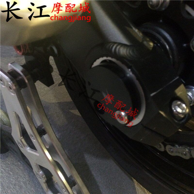 机车适用川崎Z1000n Z1000SX Z1000R改装后轮防摔盖 后轴保护盖