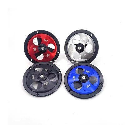 适用25款c光阳 KS125改装风叶保护罩铝合金可转动散热风扇盖配件