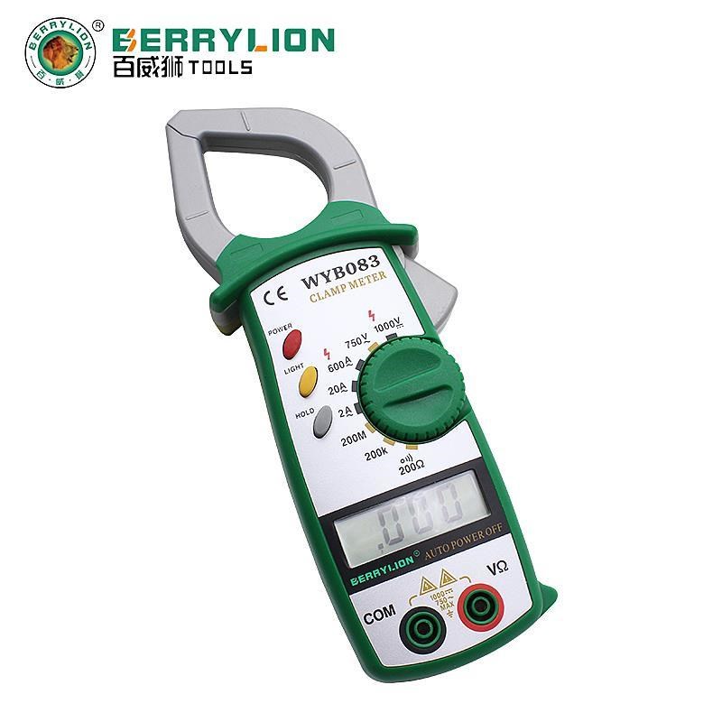 百威狮 钳形数字万用表 高精度 C直流钳形表 数显电流表多功能钳