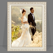 实木a相框挂墙照片框12 y24 欧式 36寸婚纱照结婚照加照片冲