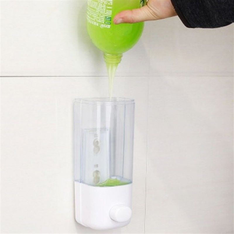 500ml Bathrhoom Soap Dispenser Wall Mounted Self-Adhesive Sh