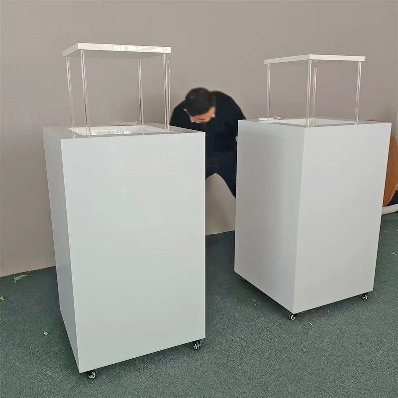 庆典开幕仪式启动道具新品珠宝玉器F发布展示柜亚克力发光升降台