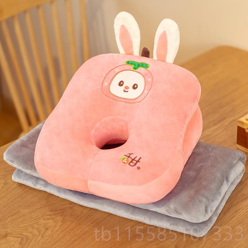 午枕子趴睡枕学生小枕女头办毯公室生睡L觉神器桌上抱枕被子睡