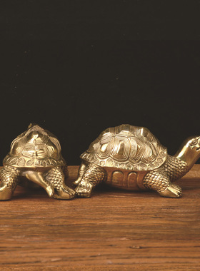 极速铜乌龟摆件长s寿龟龙龟巴西铜器工艺品厂家