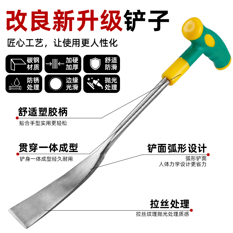 【新品】挖野菜专用铲子园艺种花除草菜园铁铲挖荠菜草药园艺铲子