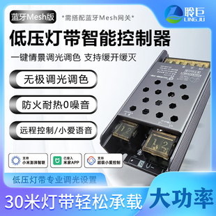 led灯带双色调光控制器变压器灵动开关小爱语音远程已接入米家APP