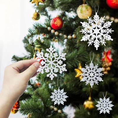 Christmas Fake Snowflakes Xmas Tree Hanging Orname