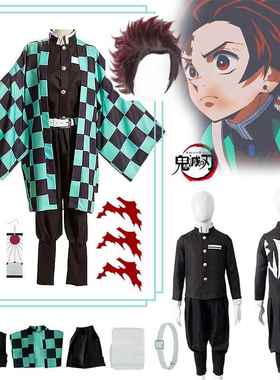 Tanjiro Cosplay Anime Demon Slayer Tanjirou Kamado Costume K