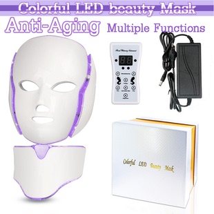 Facial Mas Care Light Treat欧规英规 Face LED Nec Colors with
