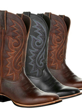 Men Shoes Women Western Cowgirl Cowboy Boots 男女西部牛仔靴