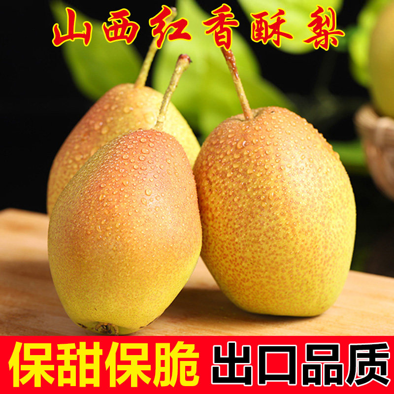 【华北强】现摘红香酥梨3斤中大果