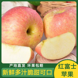 新鲜当季丑苹果3斤装红富士苹果新鲜水果现摘脆甜冰糖心丑苹果lx