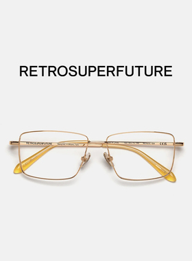 RETROSUPERFUTURE老钱风方框眼镜框男女2025新款RSF Numero139金