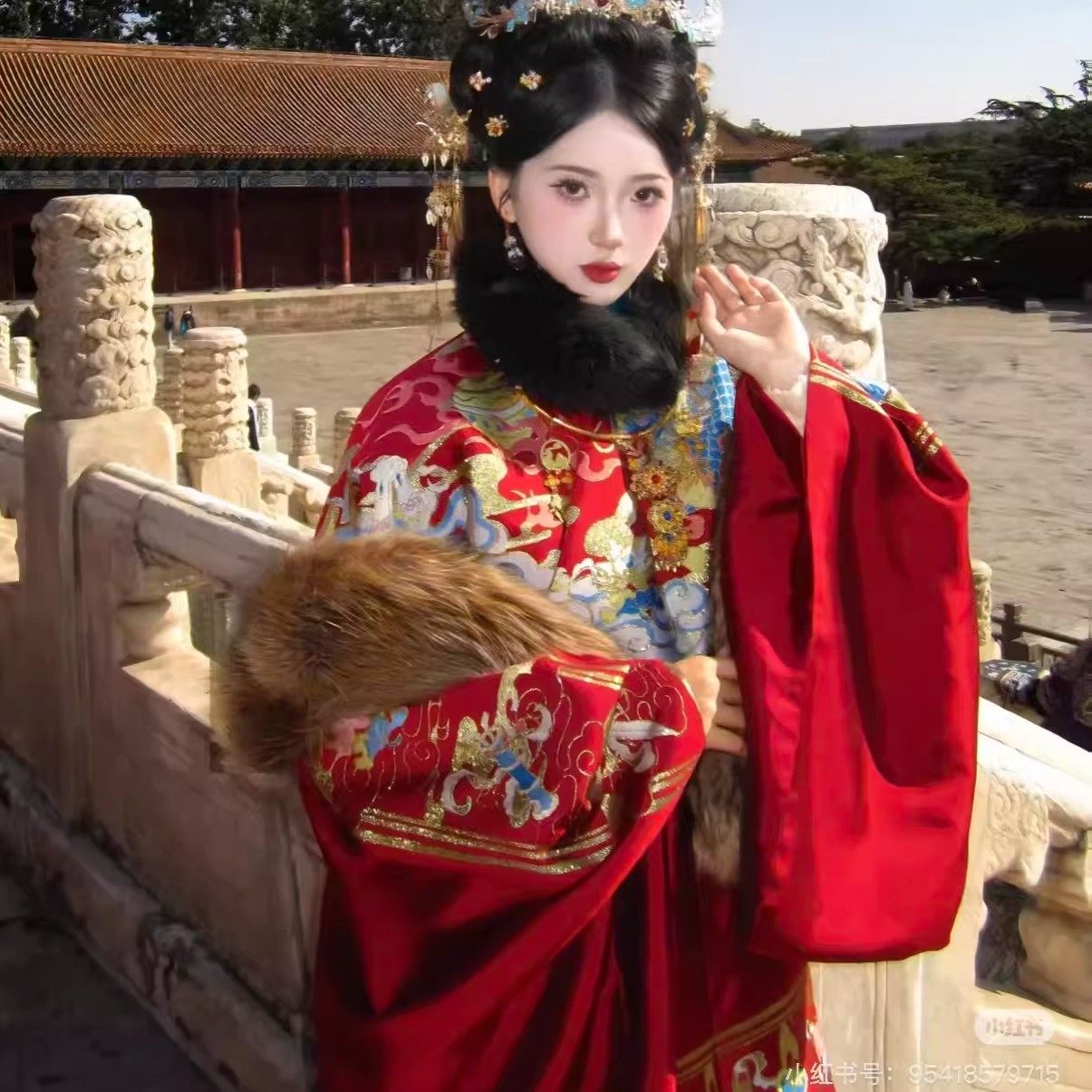 大明贵女汉服套装明制立领长袄红色过年袍重工织金妆花四季款婚服,女装/女士精品,汉服套装,淘宝优惠券,粉丝福利购,淘宝优惠卷