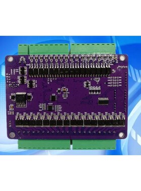 FG国产新款三PLC菱工控板F3U16-16-4H-4AD-2DA-48X5可编程控制器