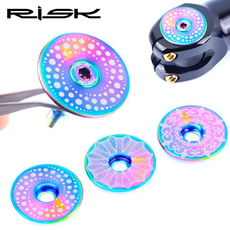 钛合金山地自行车把立盖螺丝公路车前叉碗O组盖个性螺丝腕组盖