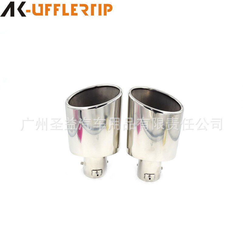 适用Toyota新REIqZ尾喉改装双出椭圆排气管不锈钢消音器尾喉尾嘴