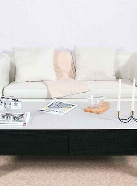 .茶几垫桌垫vcj软玻璃蓝色客厅ipns茶几桌布北欧纯色防水防烫加厚