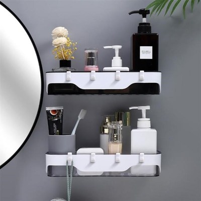 Batharoom Shelf Shower Caddy Organizer Wall Mount Shampoo Ra