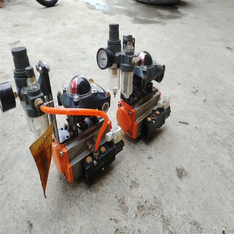 工业气动阀门配4M310-08电X磁阀吊牌在共