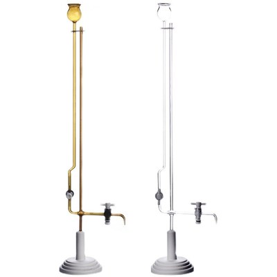 天玻A级透d明白色酸碱通用四氟座式微量滴定管1ml 2ml 3ml 5ml10m