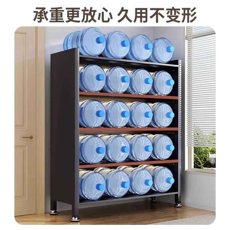 厨房置物架收纳柜展示架储物架多功能落地K家用简约微波炉橱柜防