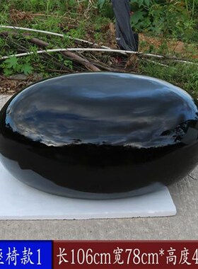 仿真玻璃钢围棋雕塑广场公园棋院石头模型象棋黑白五W子棋挂壁摆