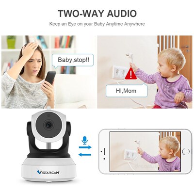 Vstarcam Baby monoitor 720P Wifi Security IP Camera IR Night
