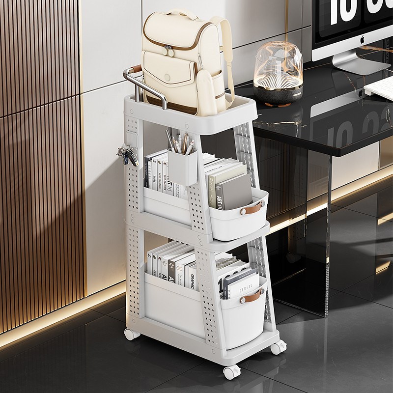 书包置物架c可移动小推车多功能可放桌面多层抽屉式书本文具收纳