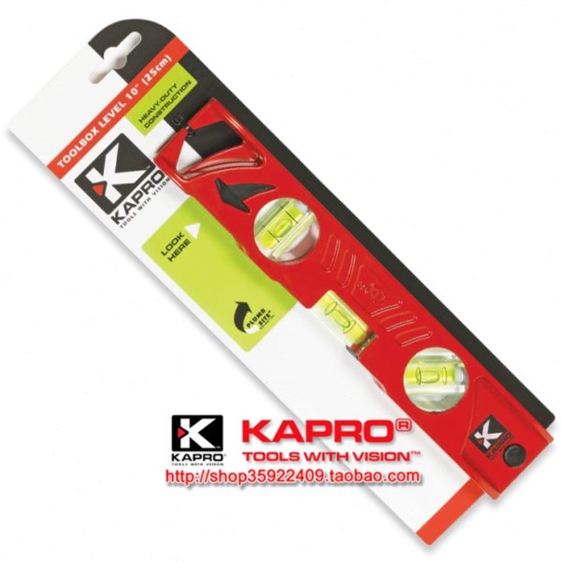KAPRO带磁压铸l双向视窗水平尺923以色列开普路嘉宝高精度家用加