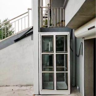 阁楼液压升降平台简易电梯 家用升降机二层三层别墅电梯载人复式