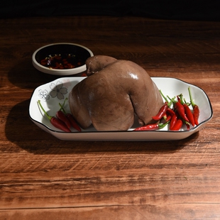 鲁大厨五香酱卤猪肝猪头肉开袋即食熟食下酒菜山东特色卤味真空