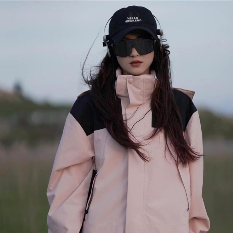 冲锋衣三合一可拆卸女冬