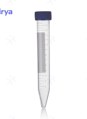 Virya 15ml离心管旋盖 锥底灭菌带架3111507 无DNA无菌无热源