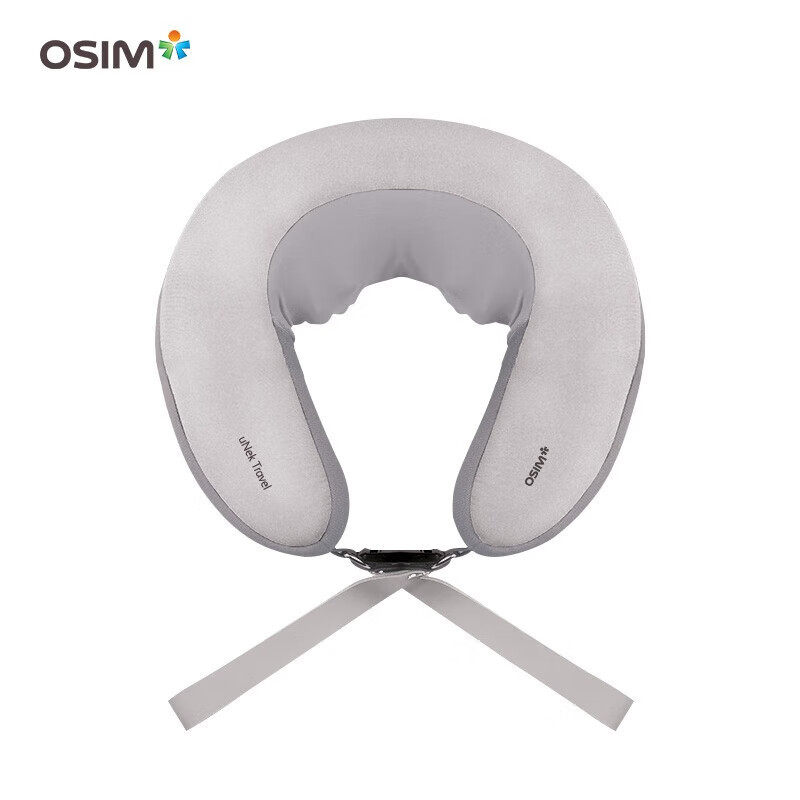 傲胜 便携式颈摩枕 低头族颈椎按摩器按摩仪热敷放松 OS-7243灰色