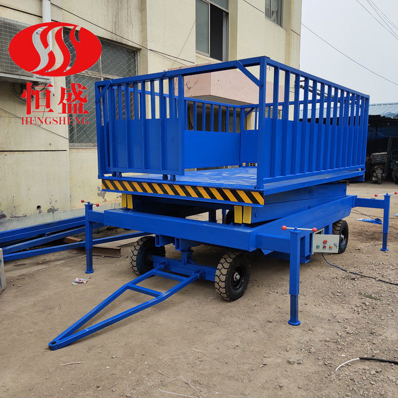 移动卸猪台养猪场中转装猪台液压升降猪台生猪卸车通道电动上猪台